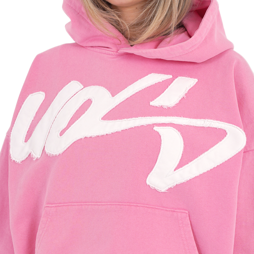 UOS WASHED PINK HOODIE