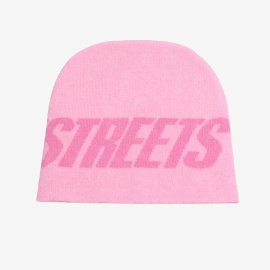 JACQUARD BEANIE PINK